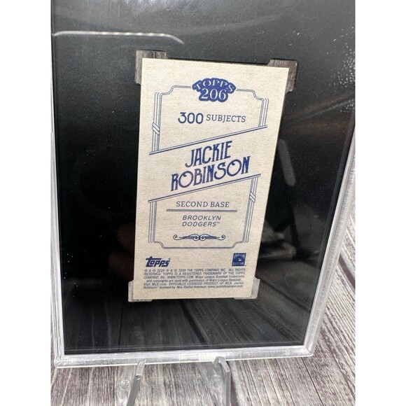 2024 Topps 206 Jackie Robinson SGC 9.5 Mint+ Tobacco Card Brooklyn Dodgers - Picture 9 of 9